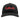 A dark grey cap with a red and white bass cat logo embroidered across the front.