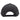 Back view of a dark grey perforated baseball cap with a snapback closure.