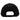 View of the back of a black cap with ventilation holes and a snapback strap.