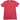 A red T-shirt with a small red bass cat logo on the left chest.