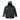 Black waterproof jacket with a hood, the bass cat logo on the chest, and the words 'FEEL THE RUSH' on the sleeve.