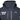 Close-up of a black fishing jacket featuring Bass cat, Quest, and AFTCO logos on the chest.
