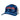 Blue cap with a water patterned front and white mesh back, featuring a red, black, and white 'Bass Cat' logo across the front.