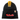 Black beanie hat with a red bass cat logo embroidered on the beanie and a carhartt tag attached at the top.