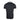 Back view of a heathered black short-sleeve T-shirt.