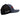 Side view of a gray and black mesh cap with the text 'FEEL THE RUSH' on the side in white.