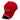 Red and black cap with black and white 'Bass Cat' and 'Quest' logos. The bill features a black lightning bolt design.