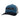 A blue and white baseball cap featuring the text 'Bass Cat' in black.