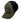 Side of a two-tone black and green cap with a white bass cat patch.