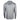 Back of a gray long-sleeve with a hood.