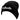 Black knit beanie with a grey bass cat logo