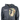 Close up of a gray hooded jacket with a camouflage chest pocket and an embroidered black and white bass cat logo.