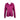 A pink long-sleeve hoodie with a zip neck and a bass cat logo on the chest.
