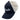 Side of a navy cap with a white mesh back and a blue and white 'Bass Cat' logo across the front.