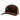 Brown and beige cap with a brown puff embroidered Bass Cat logo on the front.