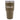 Olive green insulated tumbler with a stainless steel lid and a bass cat logo engraved on the front.