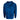 Back view of a royal blue hoodie with a black striped textured pattern.