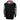 Back view of a hooded sweatshirt with camouflage sleeves and a black body.