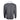 Back view of a gray and white long-sleeve shirt with a ribbed texture.