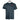 A grey t-shirt with a red bass cat logo on the left chest.