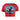 Close up of a red short-sleeve t-shirt with a large boat graphic print on the back with 'FEEL THE RUSH' text.
