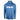 Blue long-sleeve fishing shirt with white bass cat logo.