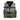 Green life vest with a black collar and straps, featuring a black Bass Cat logo on the right chest. 
