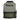 Back of a green life vest with a black collar and straps, featuring a black Bass Cat logo across the shoulder blades. 