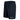 Side of a pair of black shorts with an elastic waist and a grey bass cat logo above the hem of the left leg.