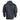 A dark heather gray hoodie shown from the back.