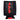 Black neoprene beverage holder with red and white bass cat logo and slogan.