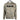 Front of a brown camo hoodie with a black bass cat logo on the chest.