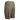 A pair of khaki cargo shorts shown from the back, featuring a vertical red and white 'Bass Cat' logo on the left leg.