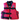 A red life jacket with multiple black straps and a 'BCB' logo in black and white on the right chest.