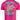 Close up of a neon pink tee with a blue and yellow retro design that says "boat waves, sun rays, lake days" and the bass cat logo across the back.