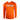 Orange hooded long sleeve with a white and sliver 'Bass Cat' logo on the front.