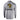 Gray hoodie with a green bass fish graphic and 'Simms' branding on the back.