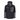 Front of a black and grey Simms jacket with a black Bass Cat logo on the right chest. 