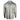 Back of a grey and green distressed textured hooded long sleeve.