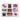 Collection of red and black fishing-themed stickers containing the Bass Cat logo and other branding elements.