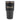 Black insulated tumbler with silver lid and 'Bass Cat' logo