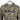 Close up of a camouflage hoodie with a black 'Bass Cat' logo on the chest. 