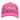 Pink baseball cap with an embroidered bass cat logo