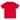 Red short-sleeve t-shirt viewed from the back
