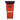 A fishing tote unfolded revealing an orange interior with a grey fish logo.